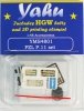 Yahu YMS4801 PZL P.11 / PZL P.24 set (Mirage) 1:48